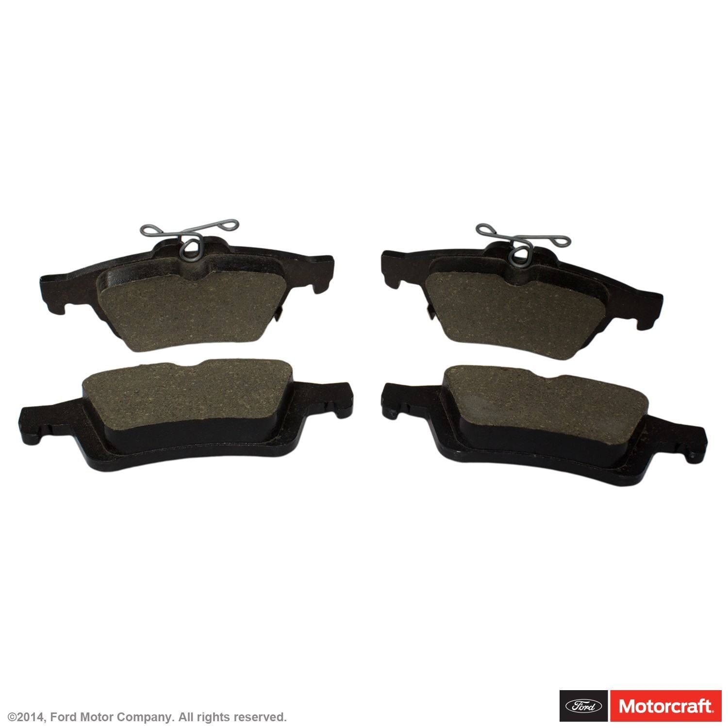 Back View of Brake Pad MOTORCRAFT BRF26E