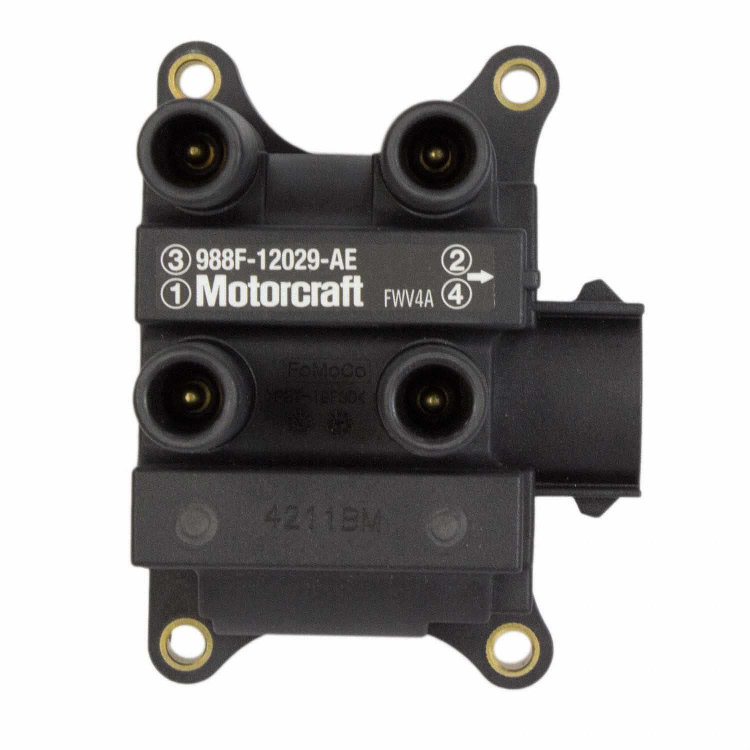 Front View of Direct Ignition Coil MOTORCRAFT DG536