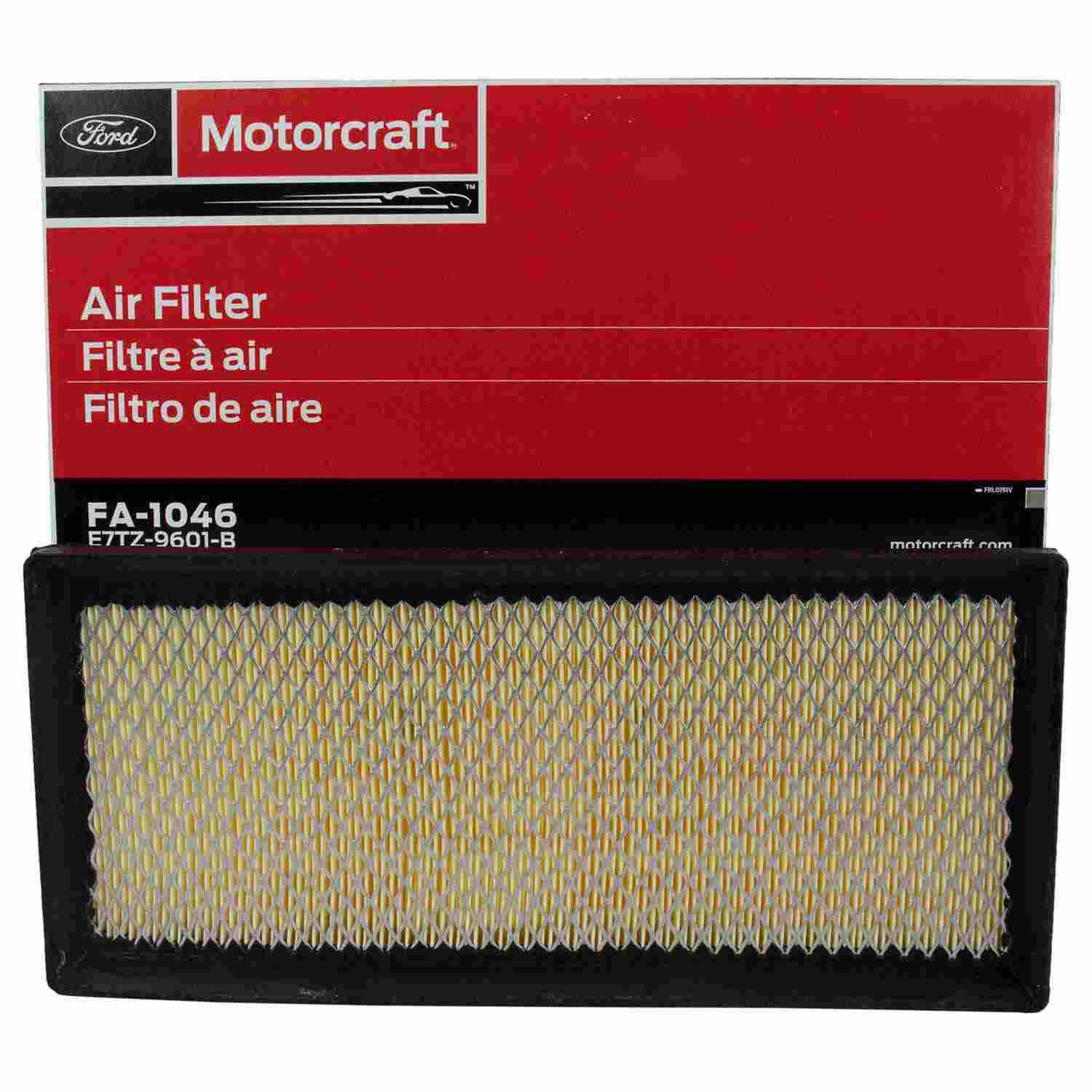 Angle View of Air Filter MOTORCRAFT FA1046