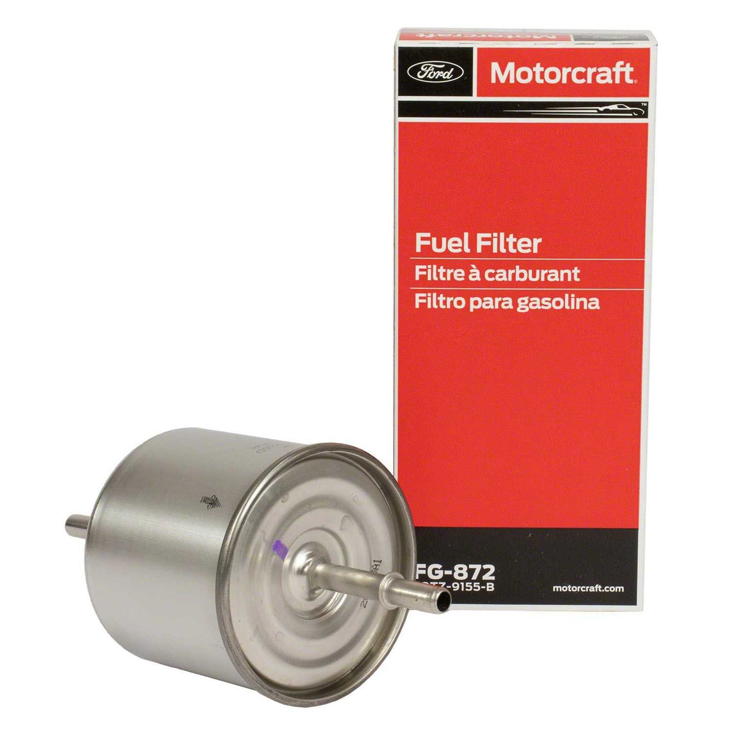 Angle View of Fuel Filter and Pressure Regulator Assembly MOTORCRAFT FG872