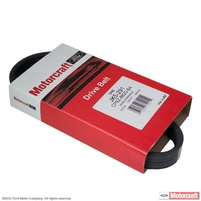 Top View of Serpentine Belt MOTORCRAFT JK5291