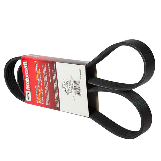 Back View of Accessory Drive Belt MOTORCRAFT JK6541