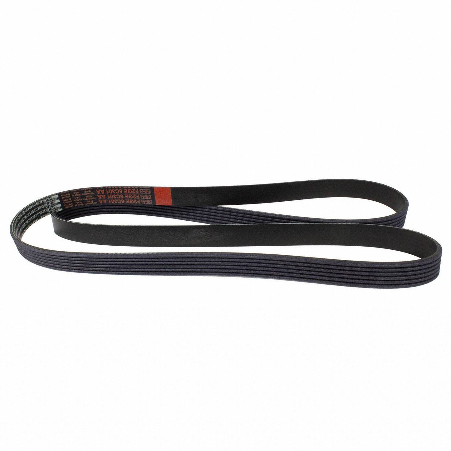 Angle View of Accessory Drive Belt MOTORCRAFT JK6693