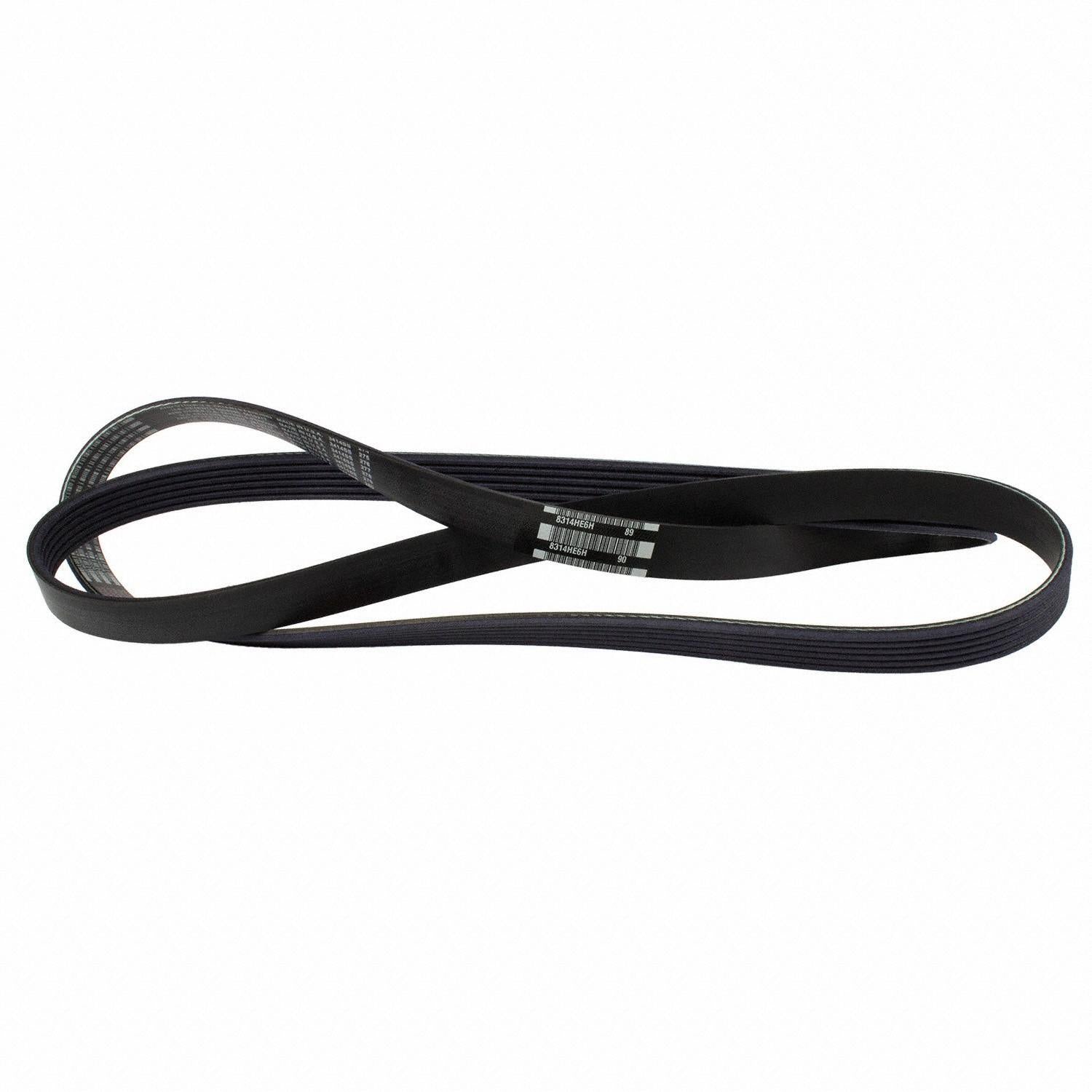 Back View of Accessory Drive Belt MOTORCRAFT JK6693