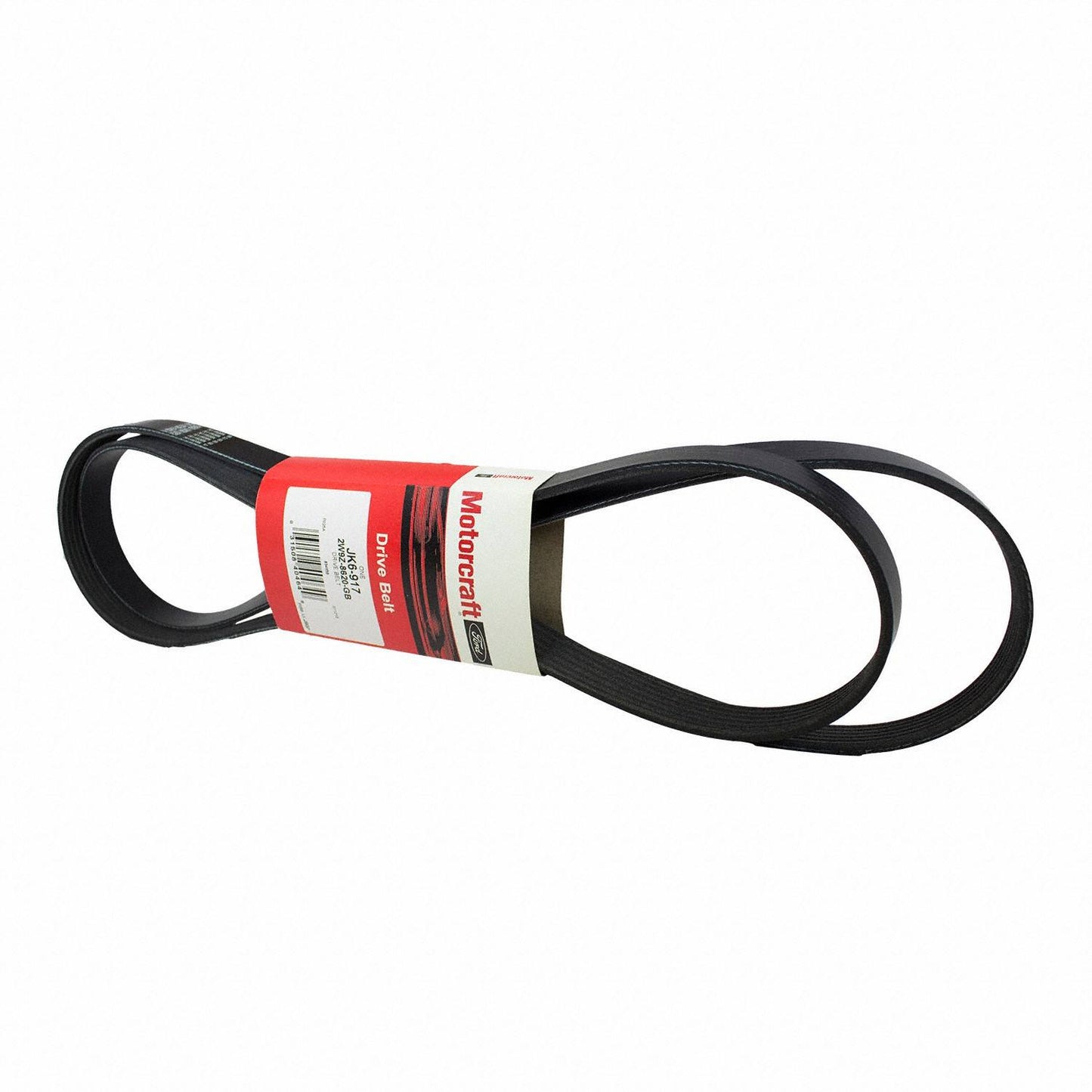 Front View of Accessory Drive Belt MOTORCRAFT JK6917