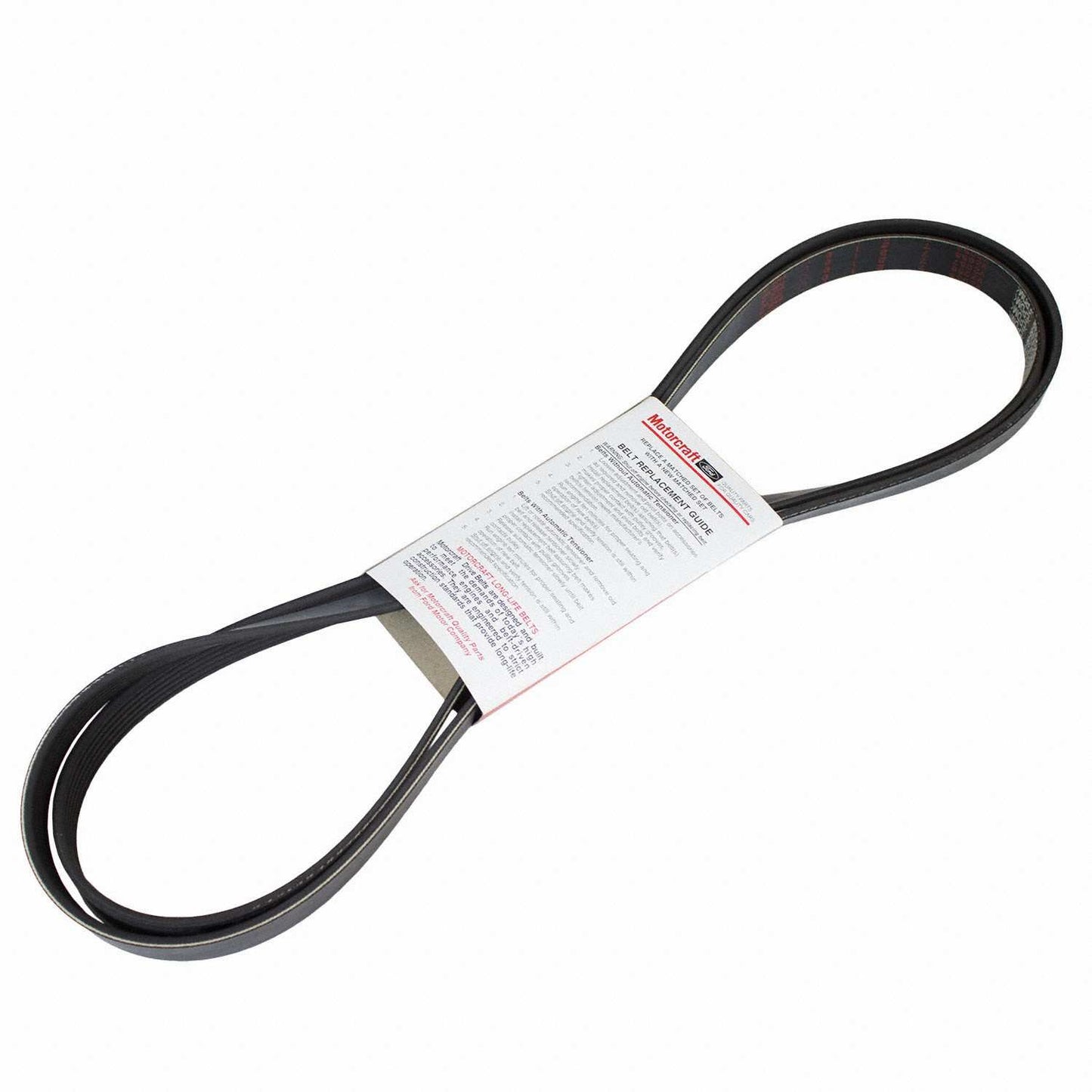 Back View of Accessory Drive Belt MOTORCRAFT JK6926