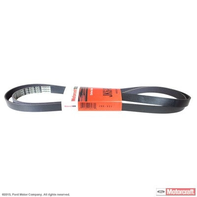 Left View of Accessory Drive Belt MOTORCRAFT JK6931