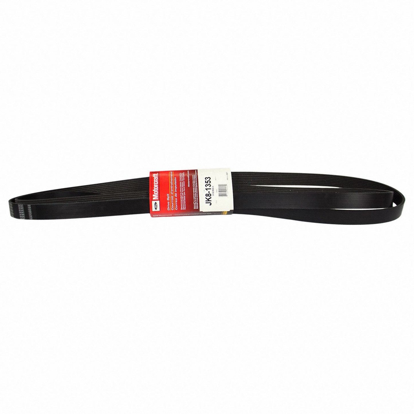 Front View of Accessory Drive Belt MOTORCRAFT JK81353