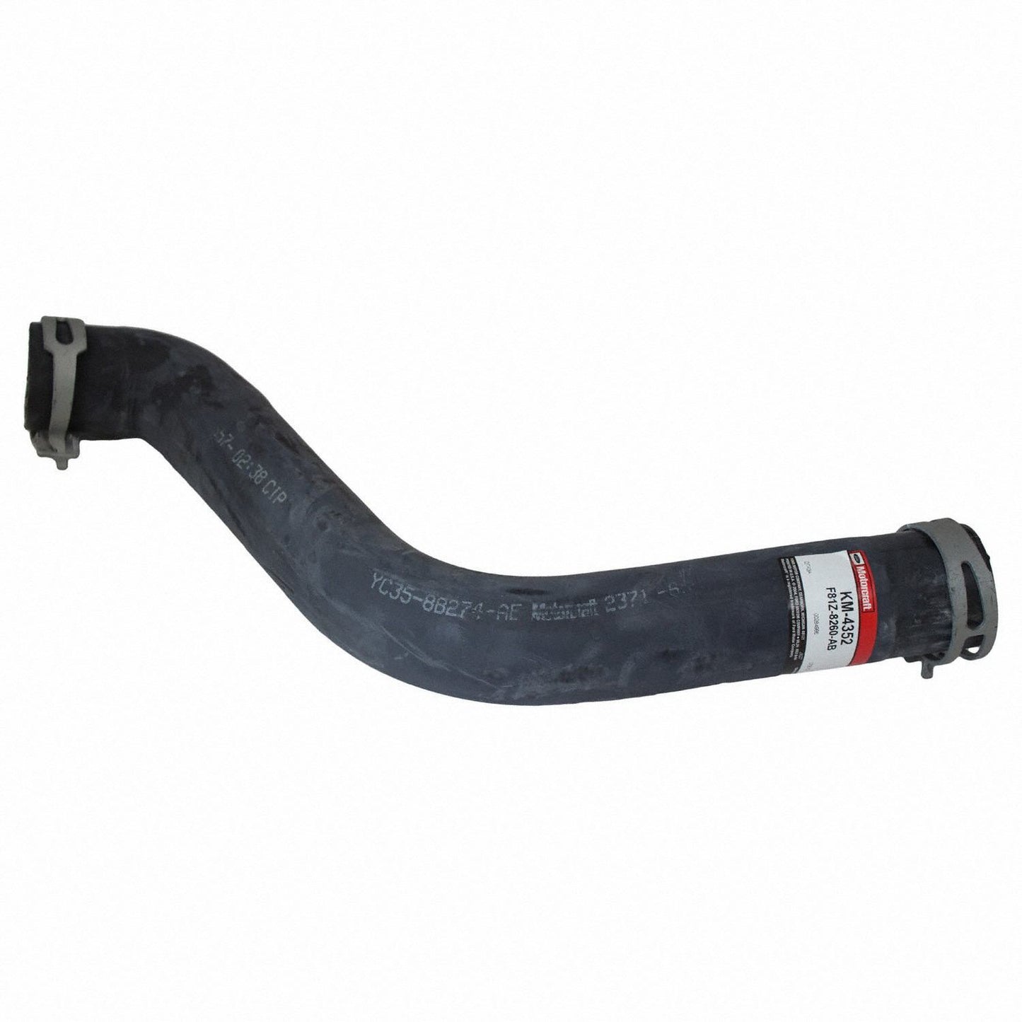 Front View of Brake Hydraulic Hose MOTORCRAFT KM4352