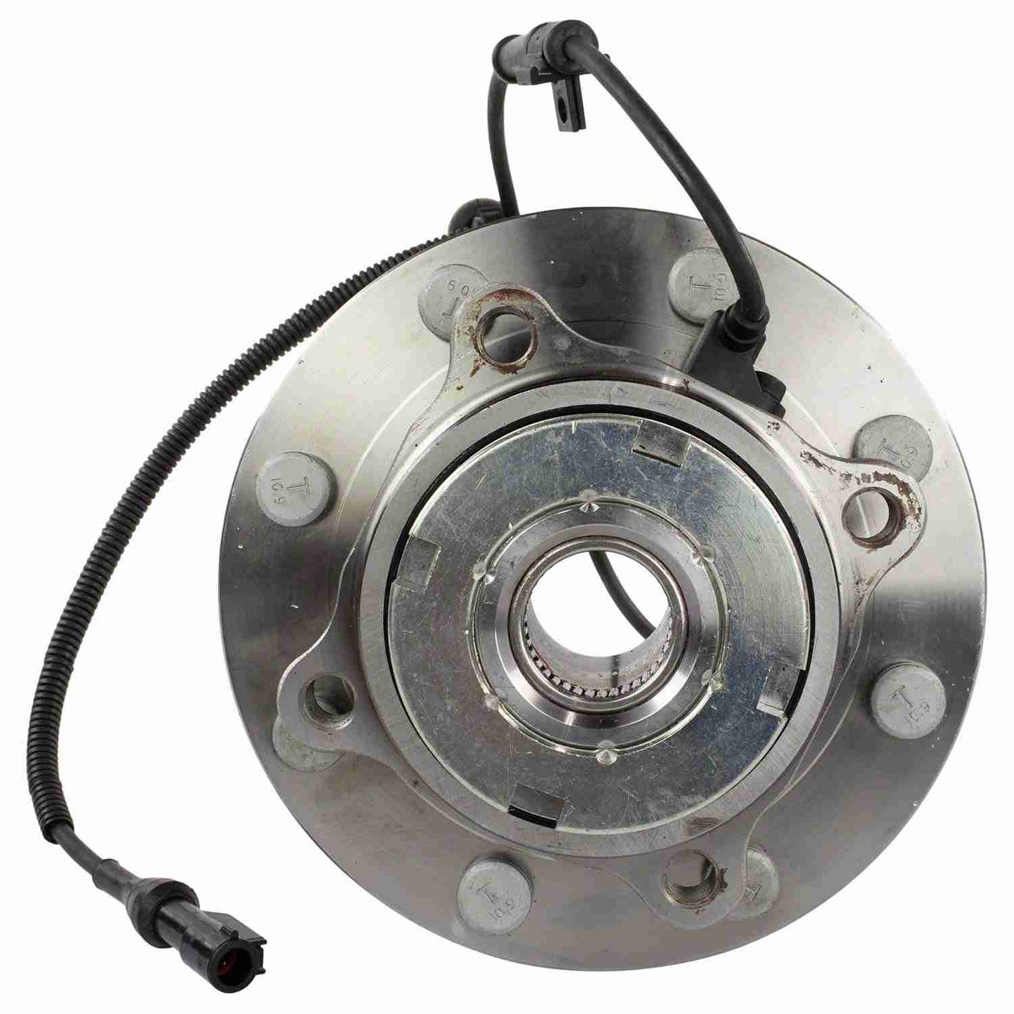 Top View of Wheel Bearing and Hub Assembly MOTORCRAFT NHUB32