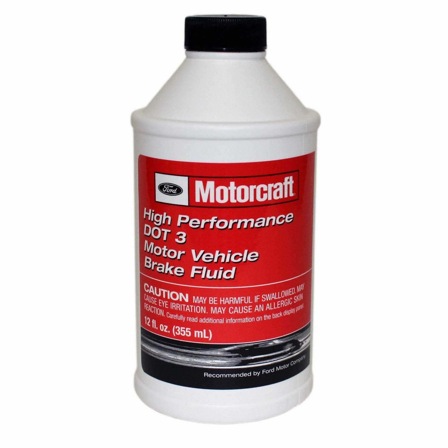 Front View of Brake Fluid MOTORCRAFT PM1C