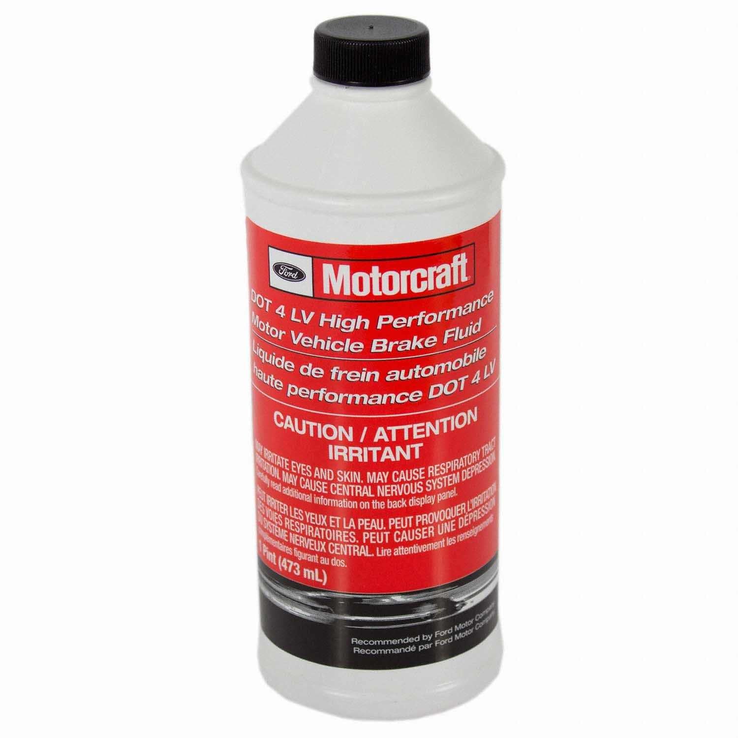 Front View of Brake Fluid MOTORCRAFT PM20