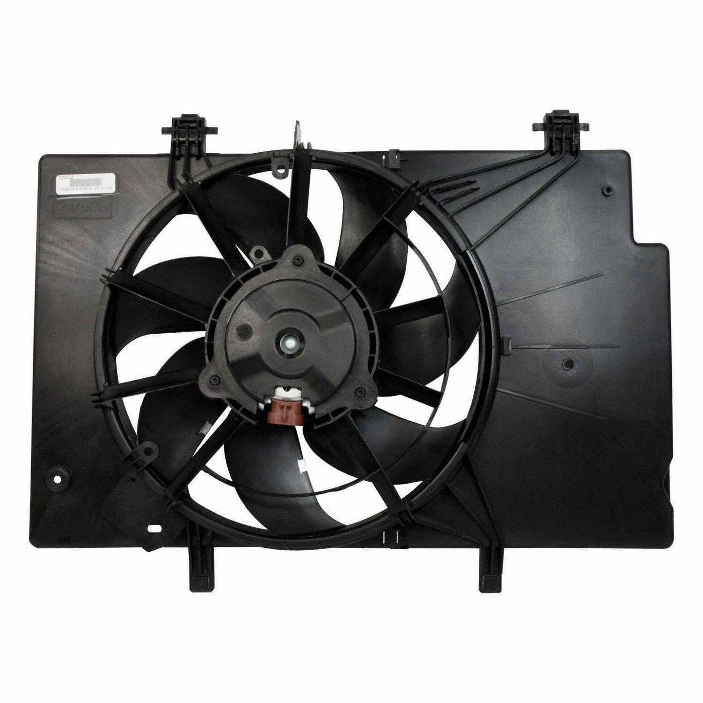 Front View of Dual Radiator and Condenser Fan Assembly MOTORCRAFT RF427