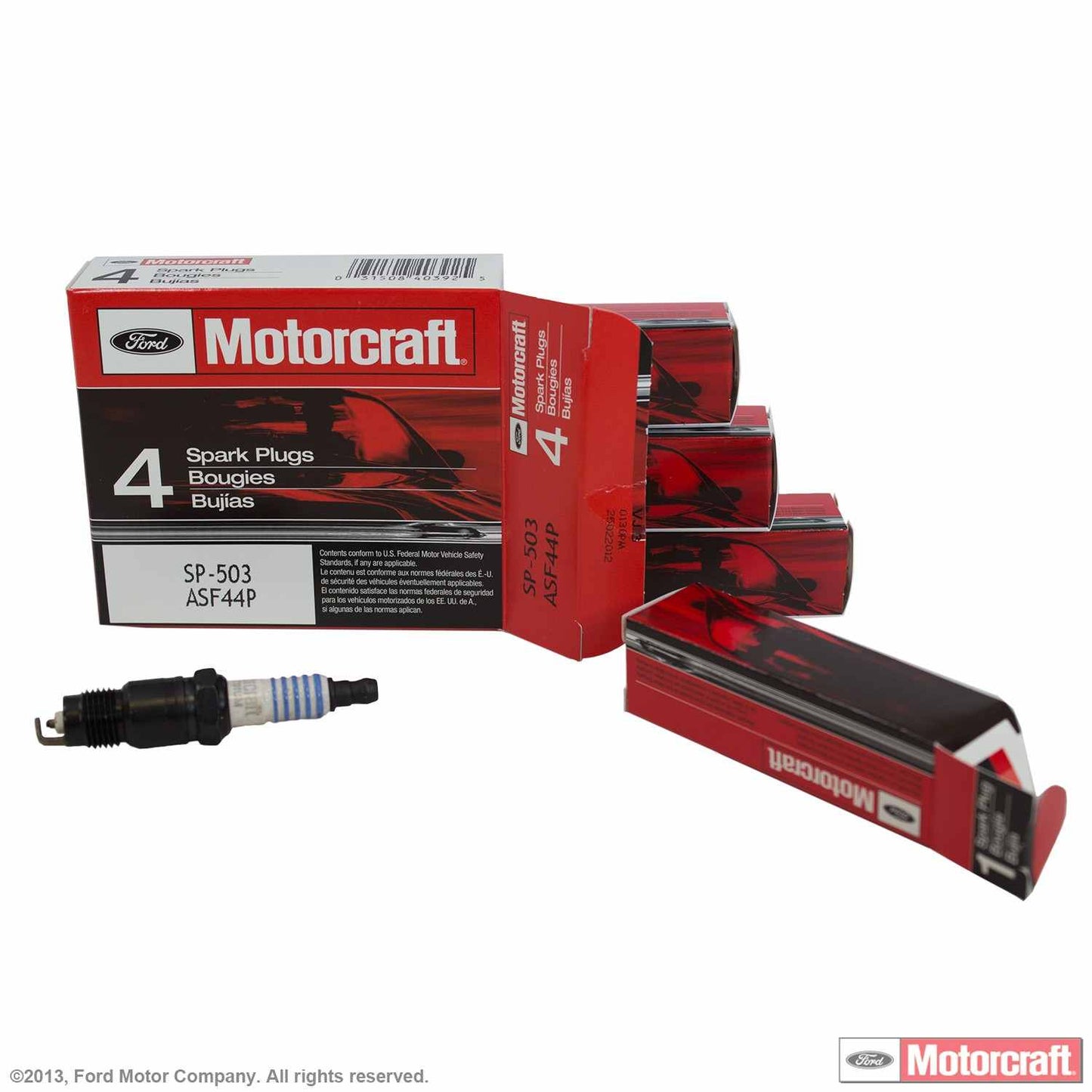 Angle View of Spark Plug Tube Seal Set MOTORCRAFT SP503