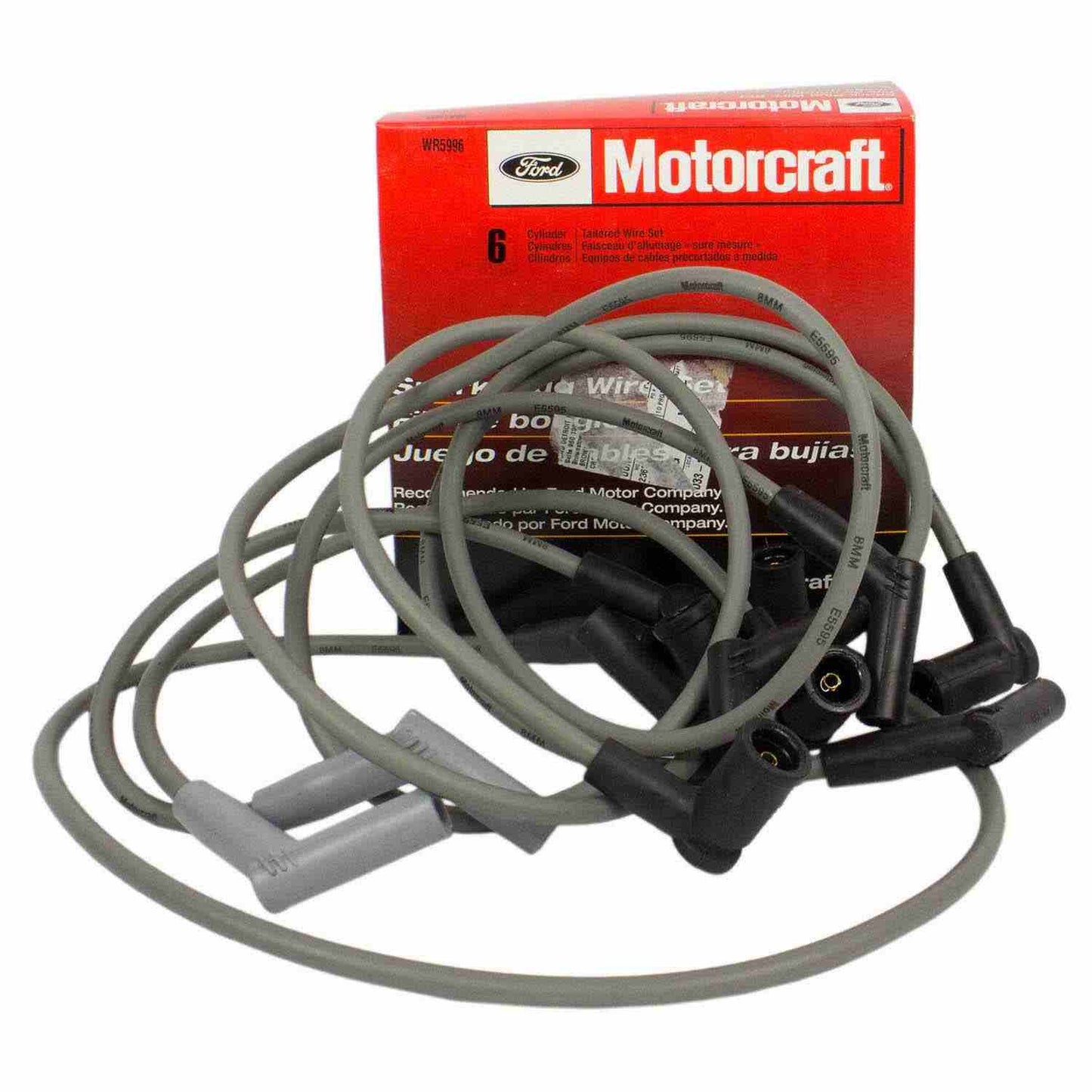 Angle View of Spark Plug Wire Set MOTORCRAFT WR5996