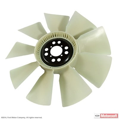 Back View of Dual Radiator and Condenser Fan Assembly MOTORCRAFT YA225