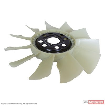 Front View of Dual Radiator and Condenser Fan Assembly MOTORCRAFT YA226