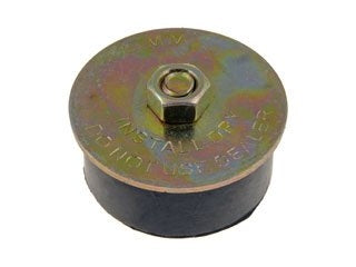 Angle View of Rear Engine Oil Galley Plug MOTORMITE 02605