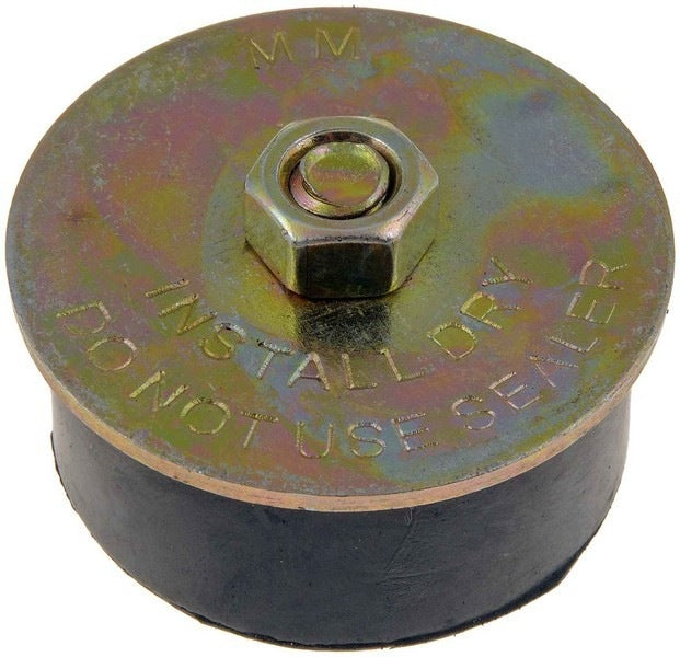 Front View of Rear Engine Oil Galley Plug MOTORMITE 02605