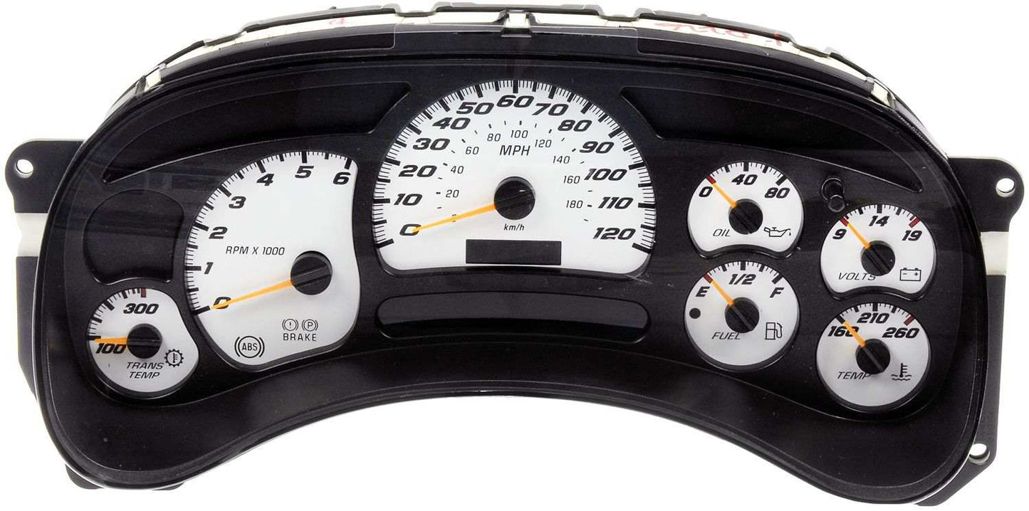 Front View of Instrument Cluster Upgrade Kit MOTORMITE 10-0105B