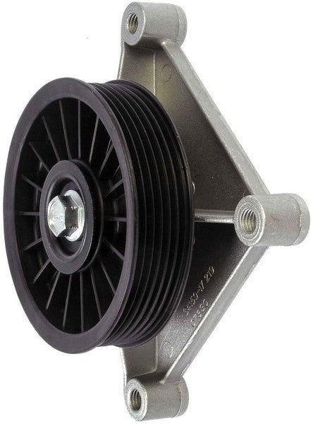 Front View of A/C Compressor Bypass Pulley MOTORMITE 34207