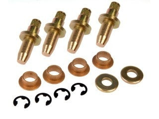 Front View of Front Door Hinge Pin and Bushing Kit MOTORMITE 38437