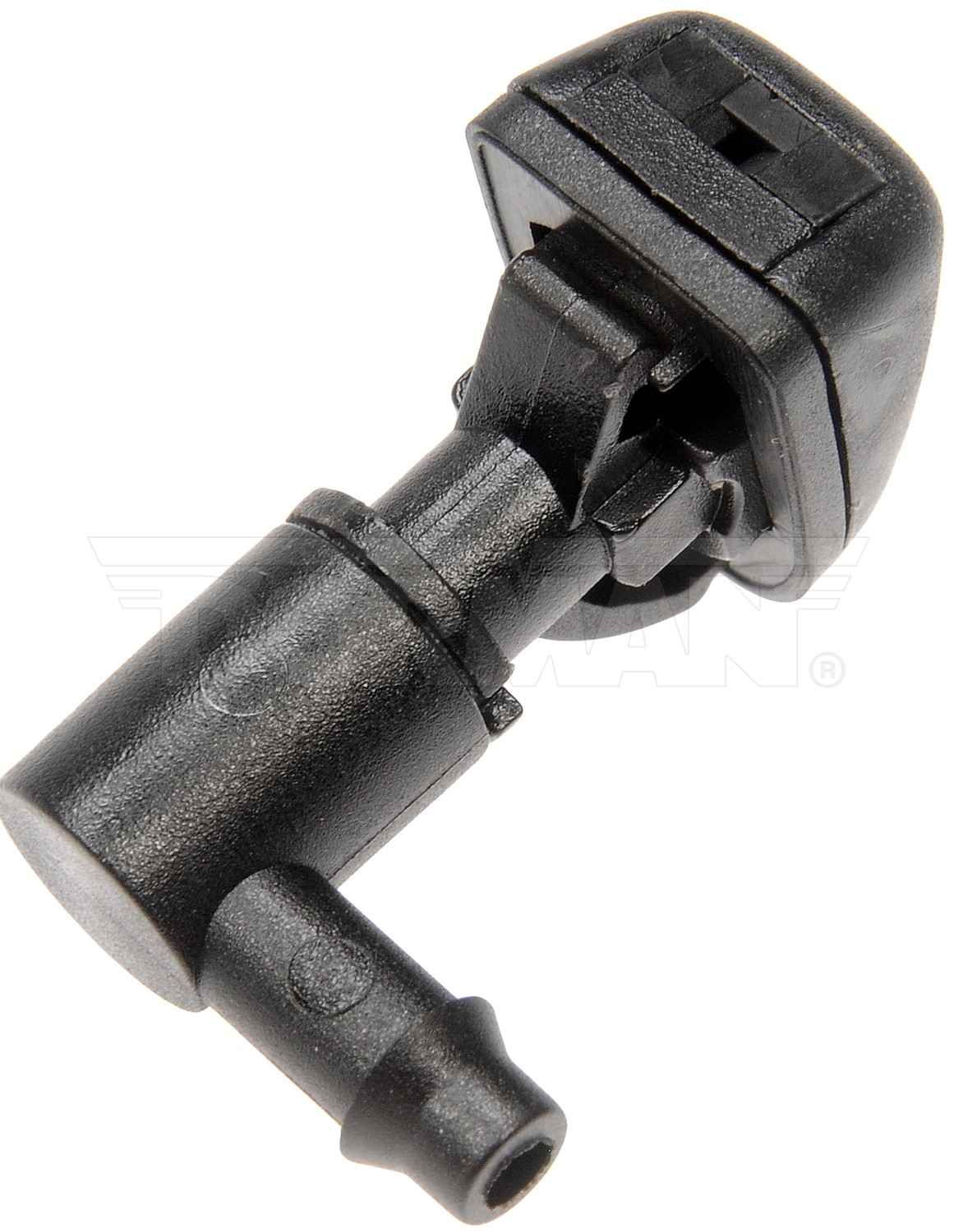 Angle View of Left Windshield Washer Nozzle MOTORMITE 47223