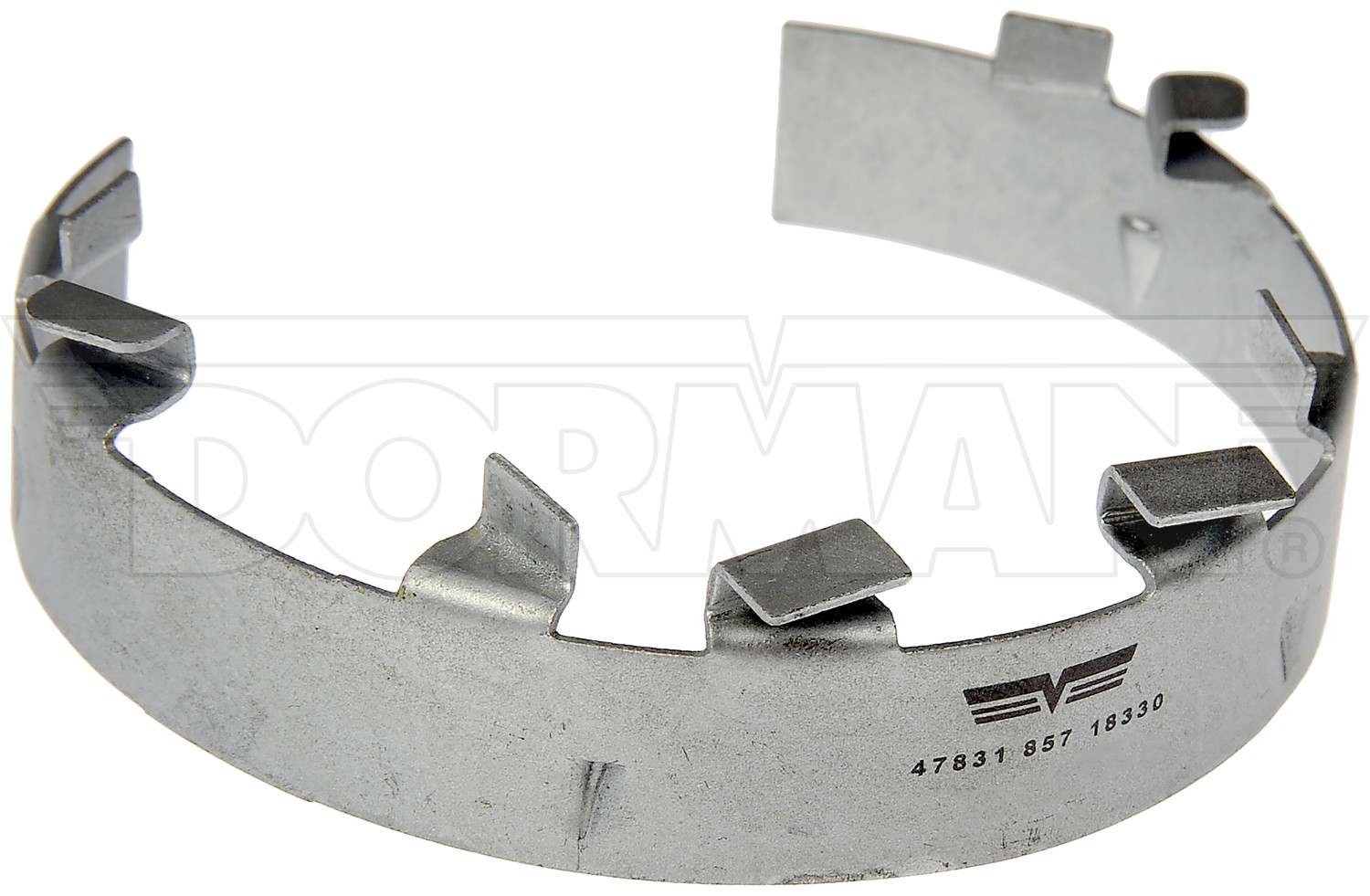 Angle View of Spare Tire Hoist Lock Cylinder Tube Retainer MOTORMITE 47831