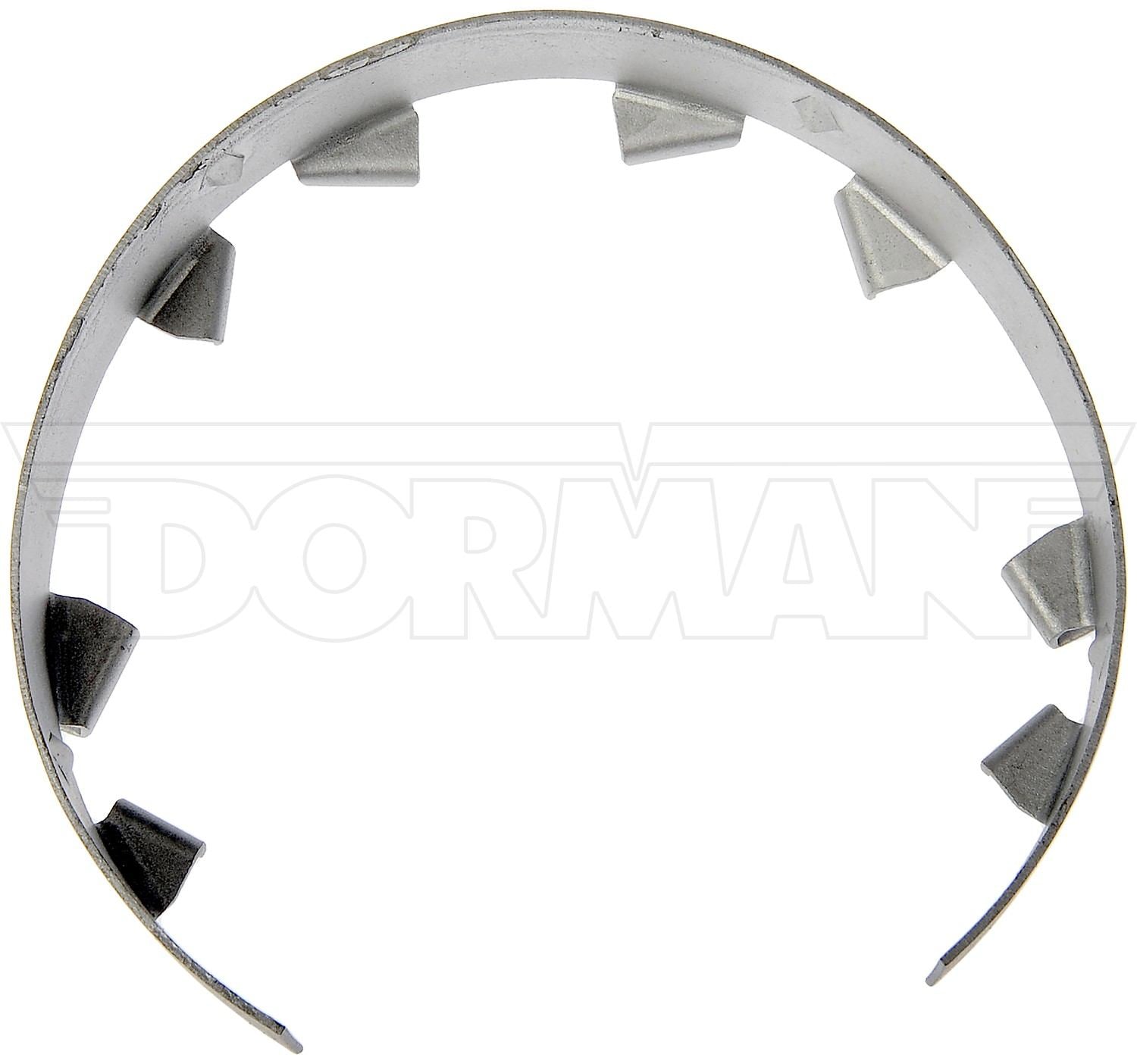 Back View of Spare Tire Hoist Lock Cylinder Tube Retainer MOTORMITE 47831