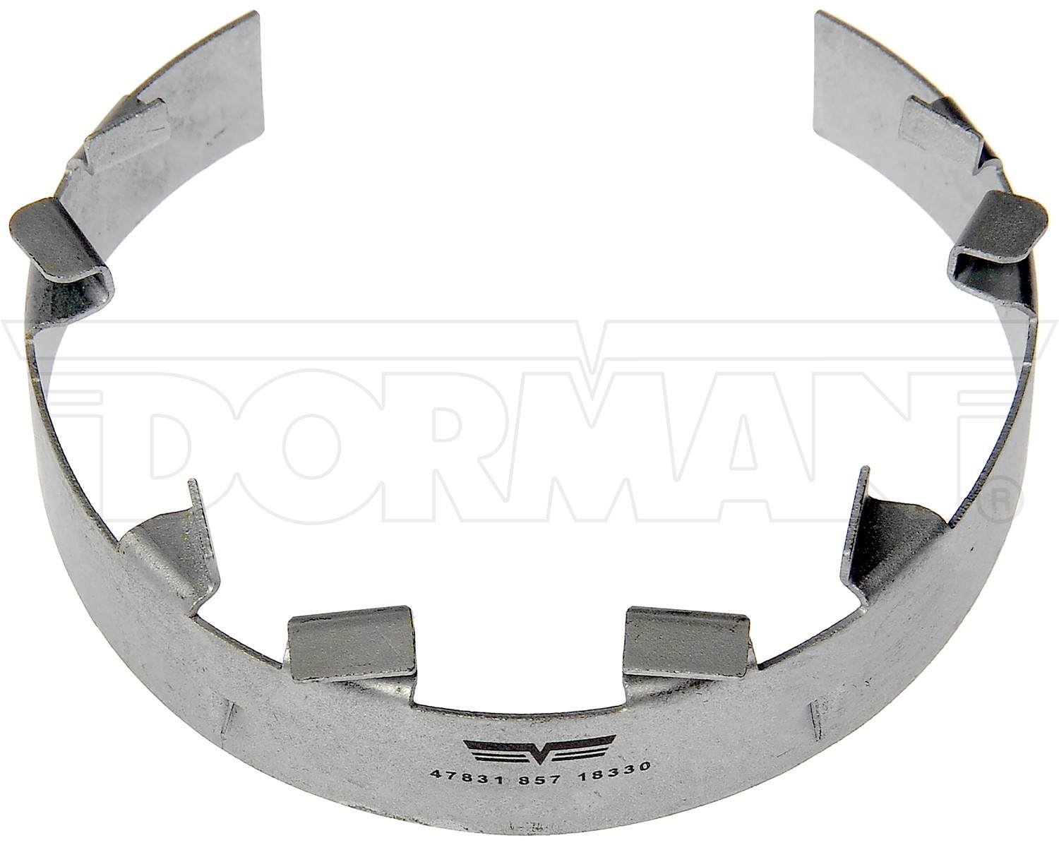 Top View of Spare Tire Hoist Lock Cylinder Tube Retainer MOTORMITE 47831