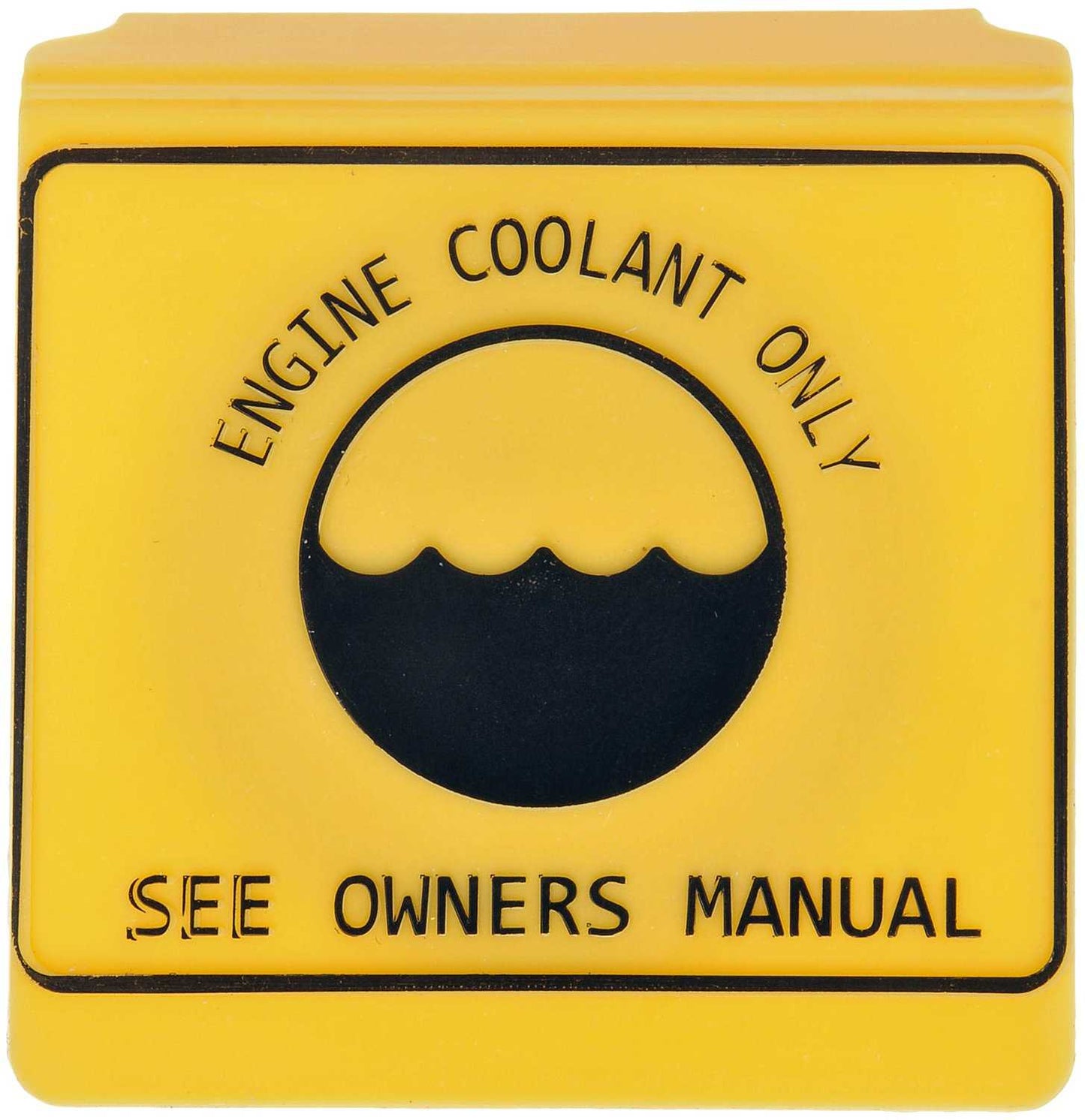 Front View of Engine Coolant Reservoir Cap MOTORMITE 54201