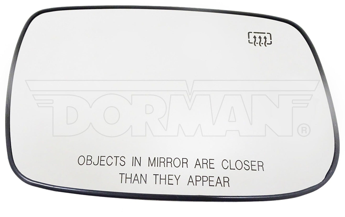 Front View of Right Door Mirror Glass MOTORMITE 56645