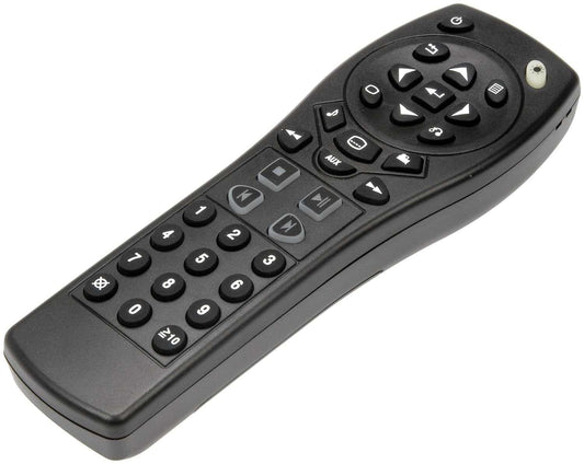 Angle View of DVD Player Remote Control MOTORMITE 57001