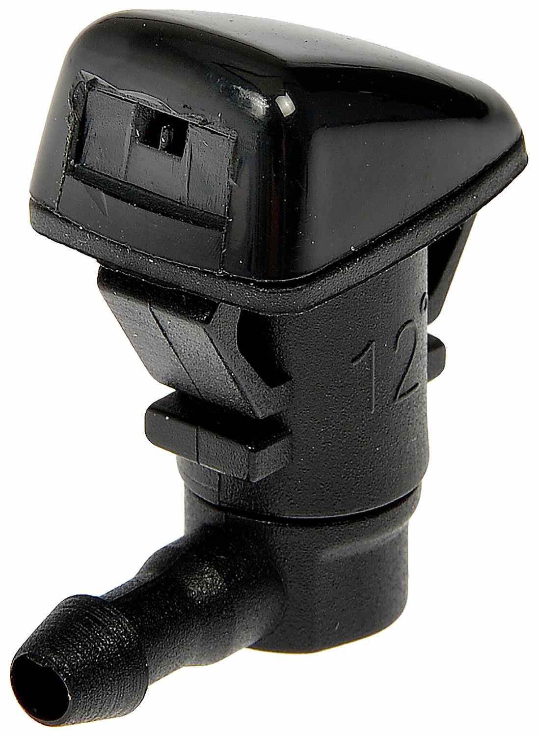 Angle View of Left Windshield Washer Nozzle MOTORMITE 58081