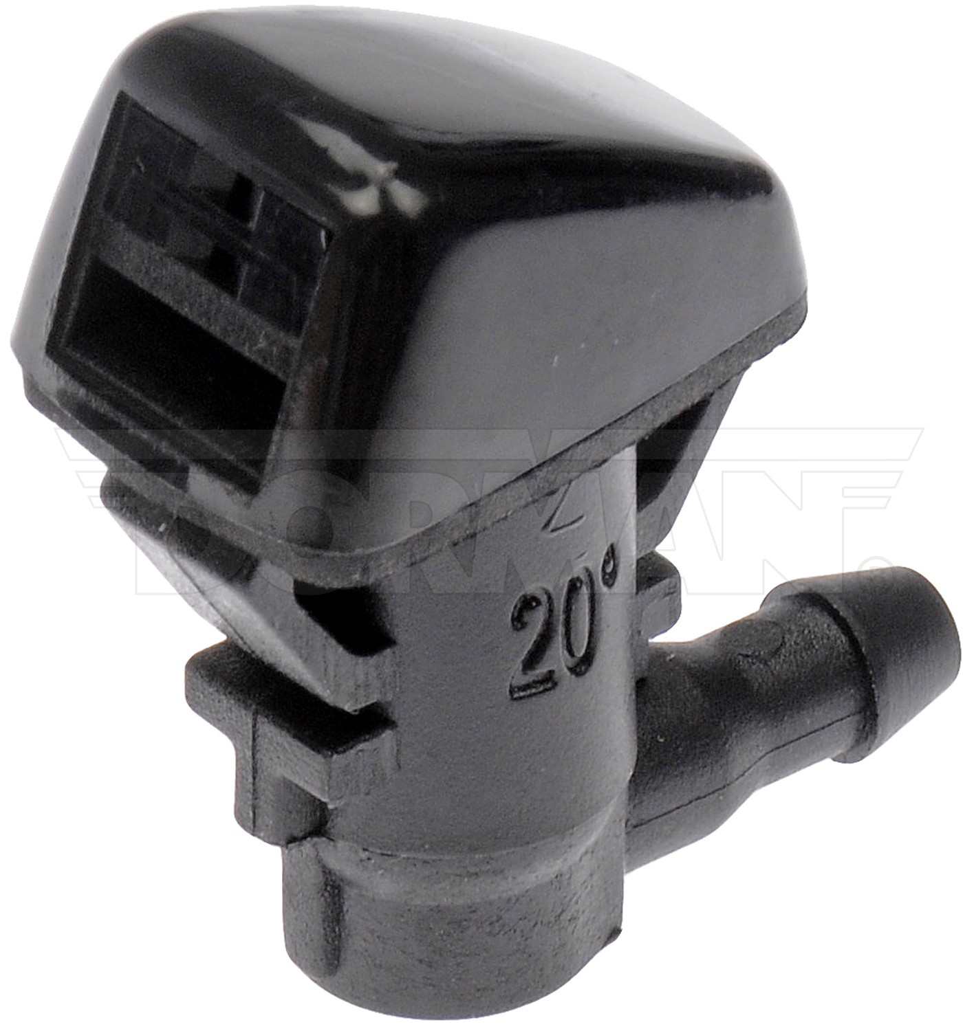 Front View of Left Windshield Washer Nozzle MOTORMITE 58117