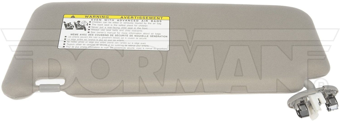 Back View of Right Sun Visor MOTORMITE 74060