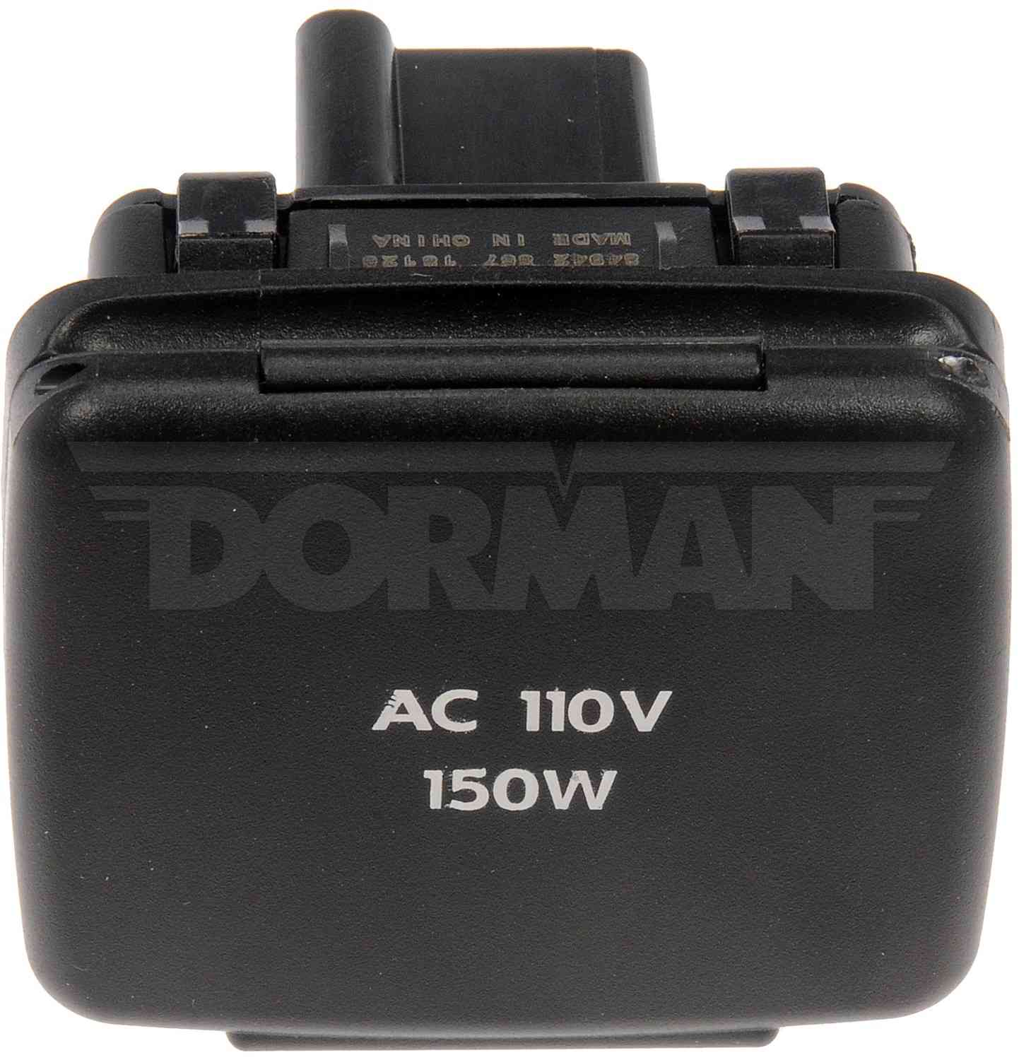 Top View of 110 Volt Accessory Power Outlet MOTORMITE 84942