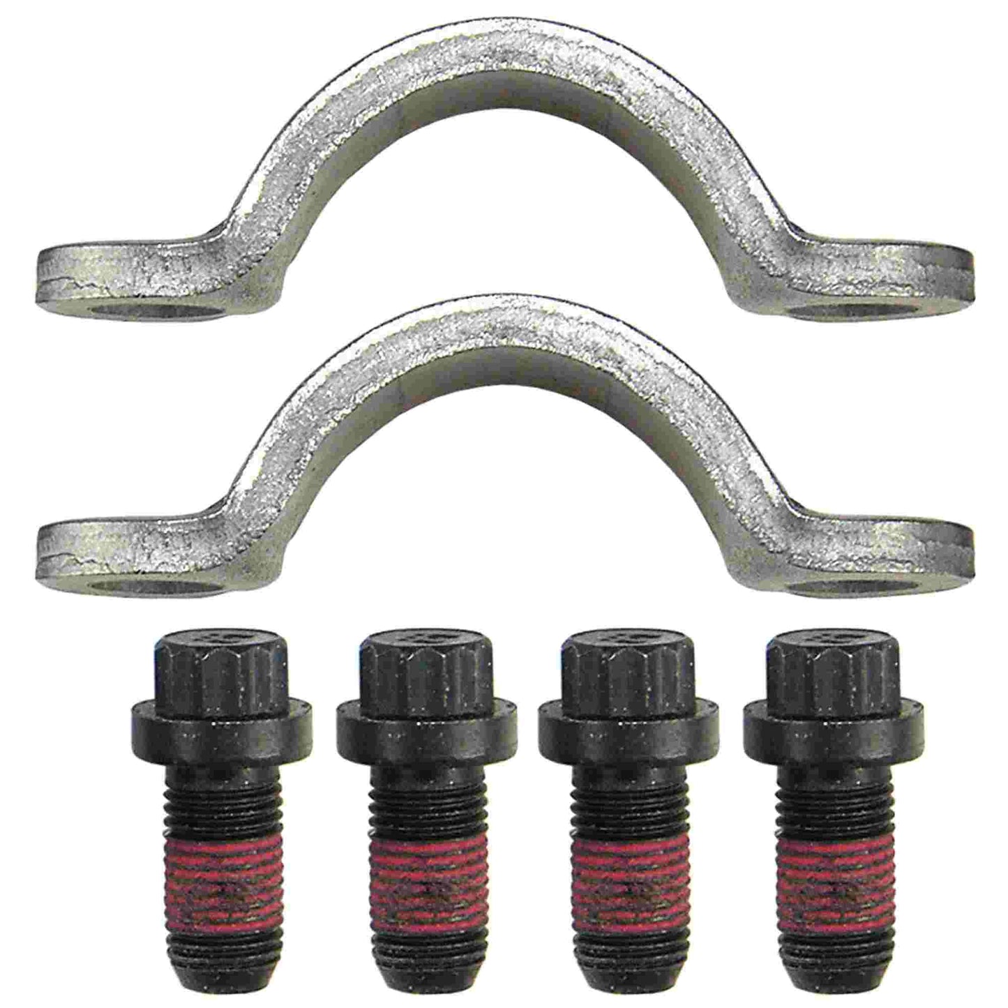 Top View of Rear Universal Joint Strap Kit MOOG 351-10