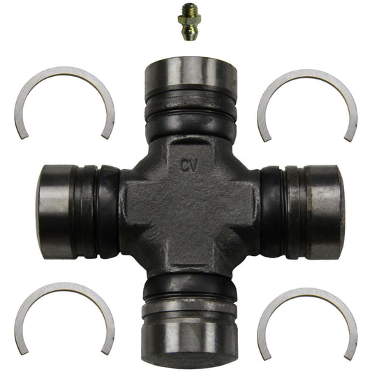 Top View of Front Left Universal Joint MOOG 374