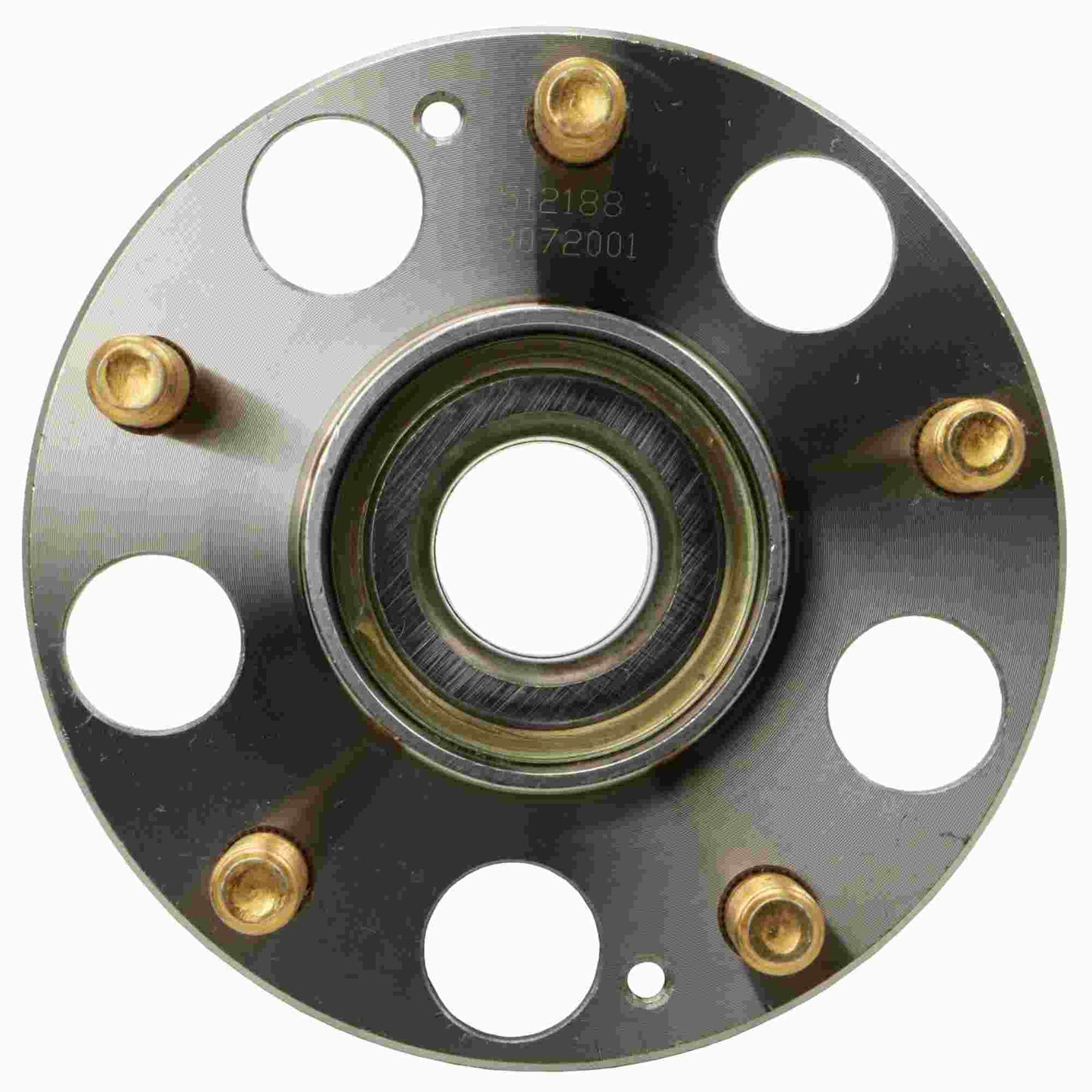 Front View of Rear Wheel Bearing and Hub Assembly MOOG 512188