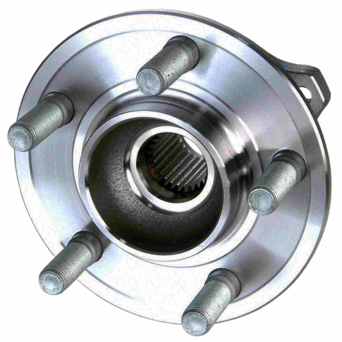 Front View of Rear Wheel Bearing and Hub Assembly MOOG 512301