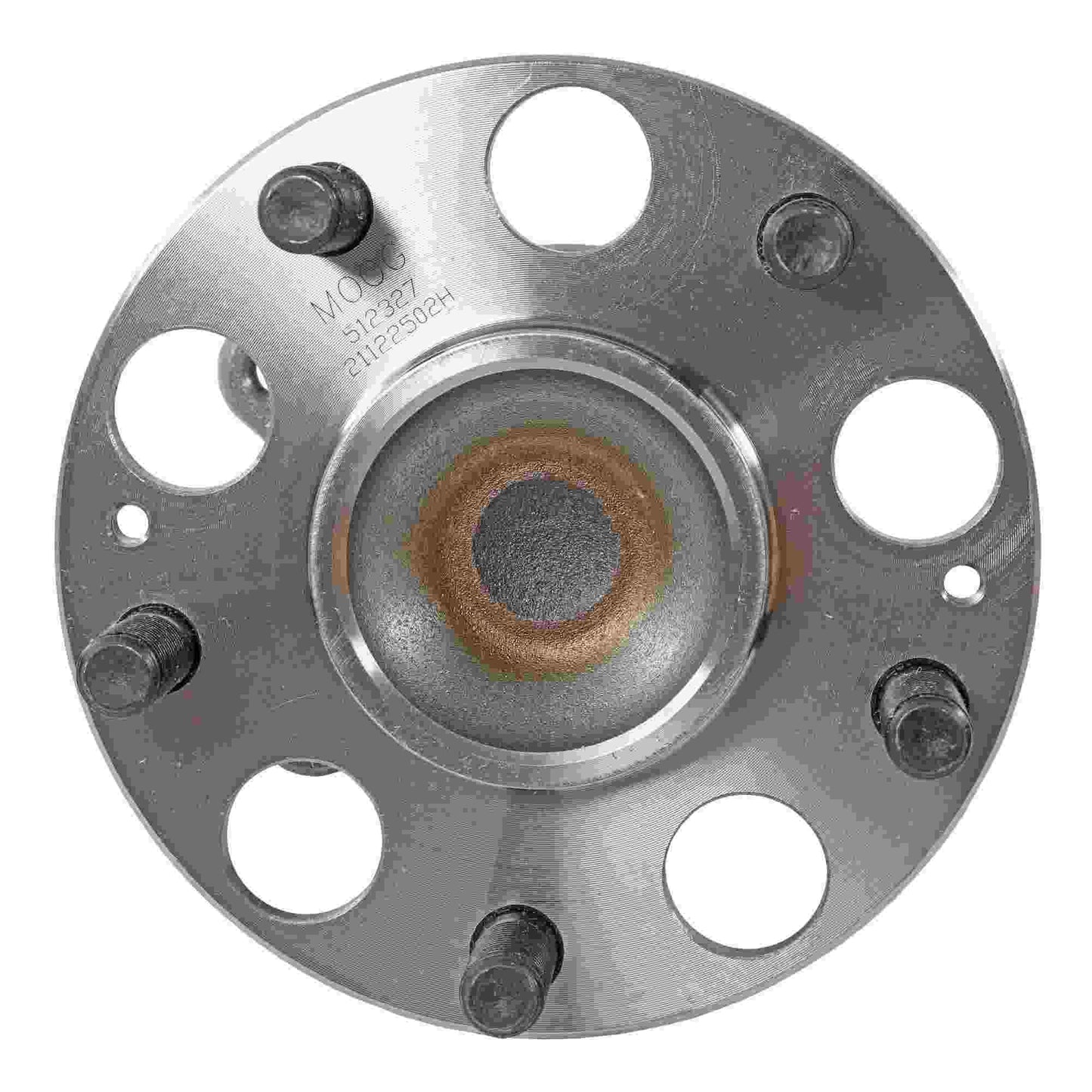 Front View of Rear Wheel Bearing and Hub Assembly MOOG 512327