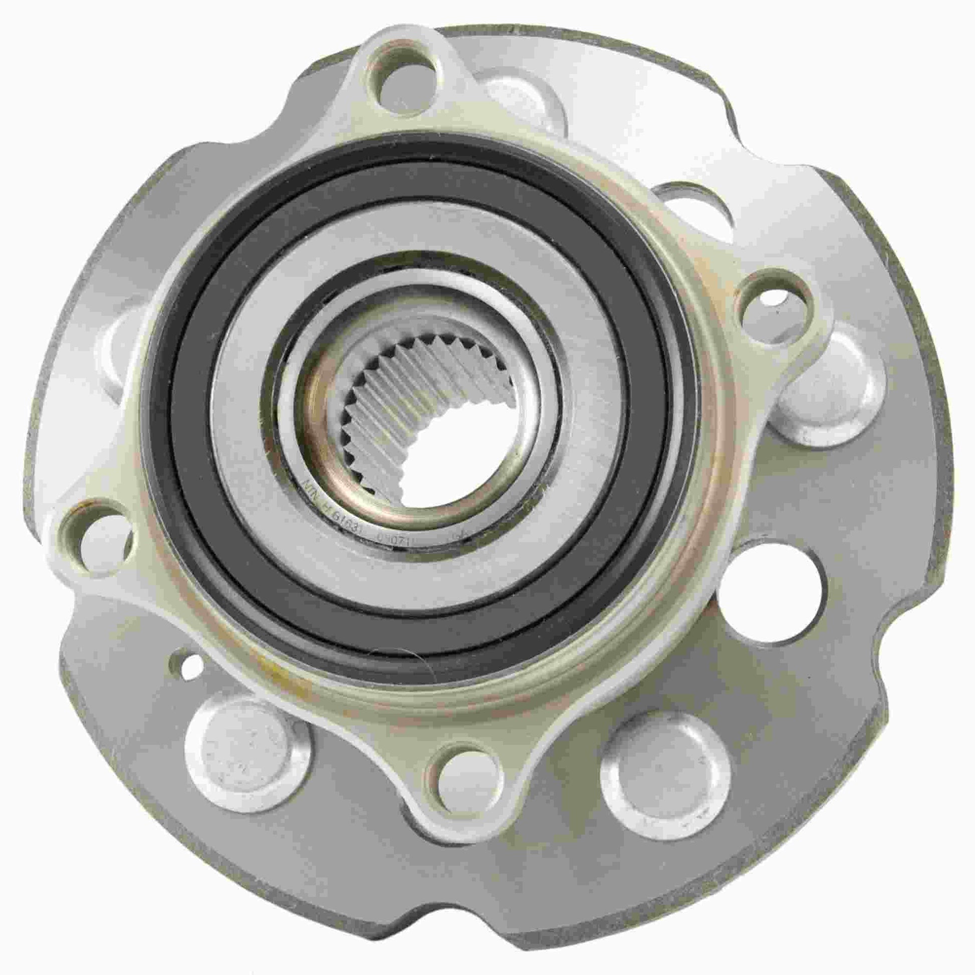 Back View of Rear Wheel Bearing and Hub Assembly MOOG 512342