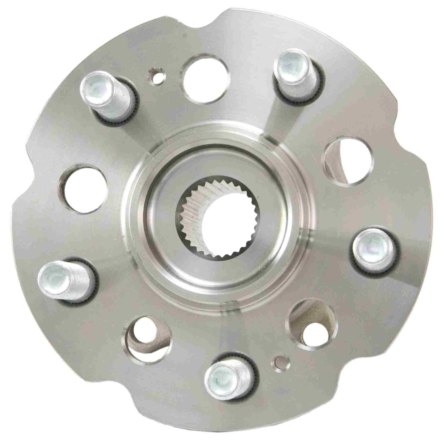 Front View of Rear Wheel Bearing and Hub Assembly MOOG 512342