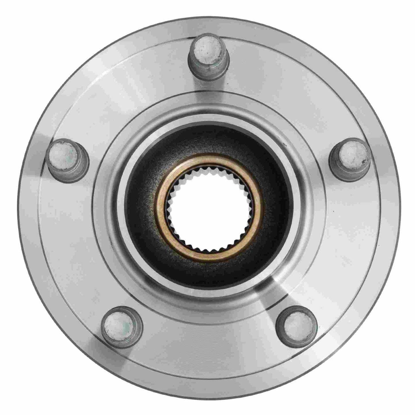 Front View of Rear Wheel Bearing and Hub Assembly MOOG 512369