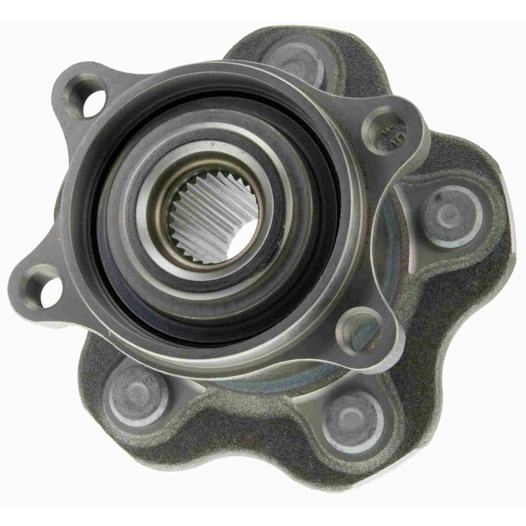 Back View of Rear Wheel Bearing and Hub Assembly MOOG 512373