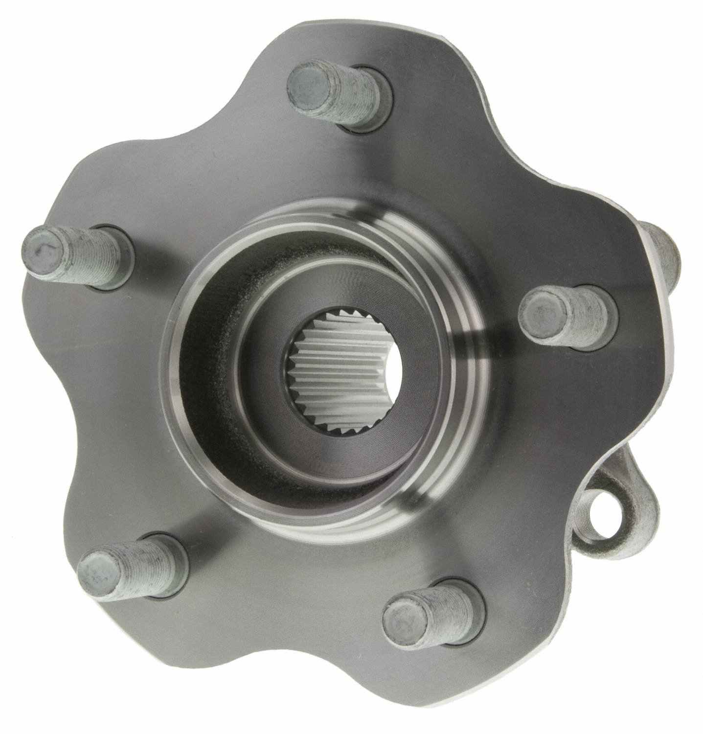 Top View of Rear Wheel Bearing and Hub Assembly MOOG 512373