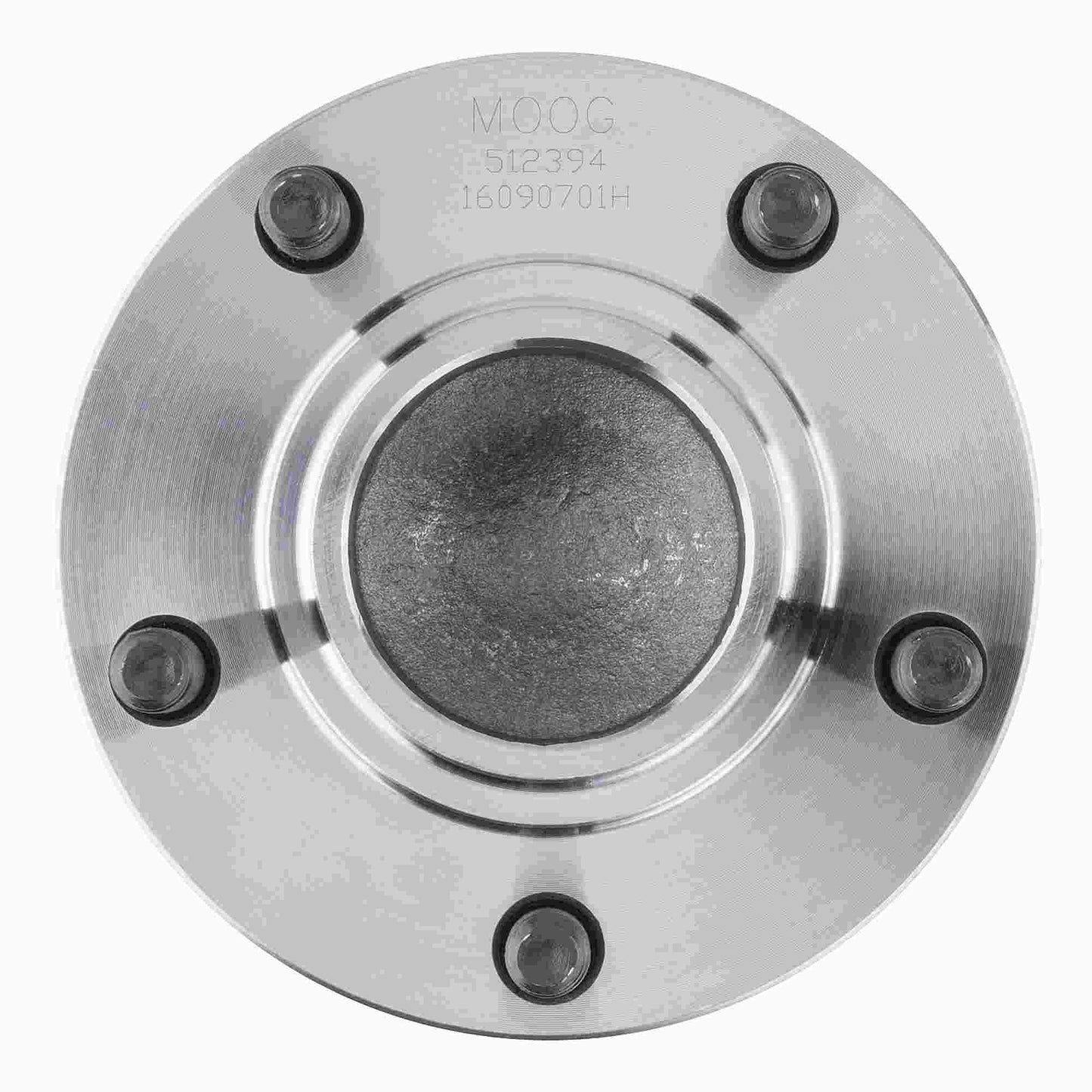 Back View of Rear Wheel Bearing and Hub Assembly MOOG 512394