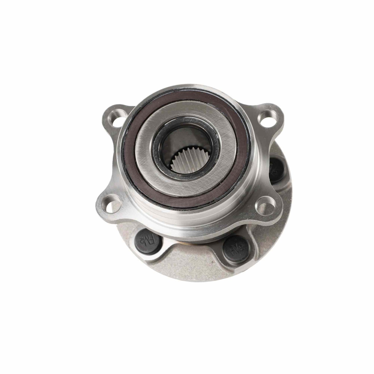 Front View of Rear Wheel Bearing and Hub Assembly MOOG 512401