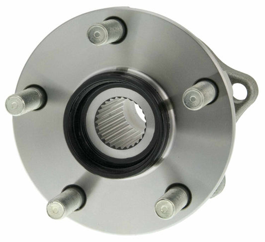 Top View of Rear Wheel Bearing and Hub Assembly MOOG 512401